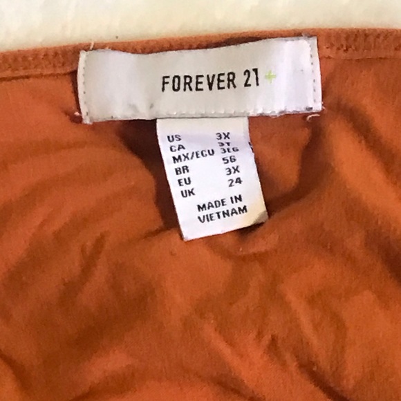 Orange basic tank F21 - Picture 2 of 2